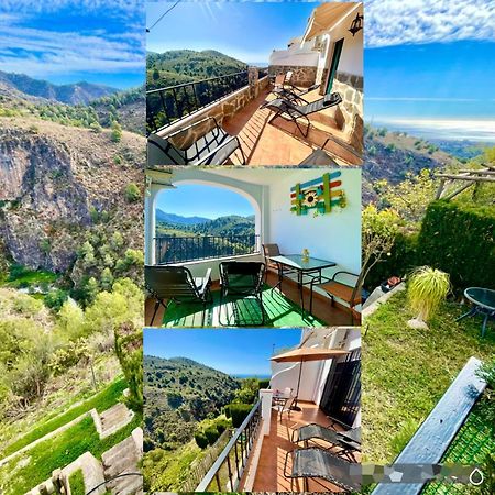 Apartamentos Axarquia , Frigiliana, Terraza Privada Con Vistas A La Montana Rio Y Al Mar Экстерьер фото