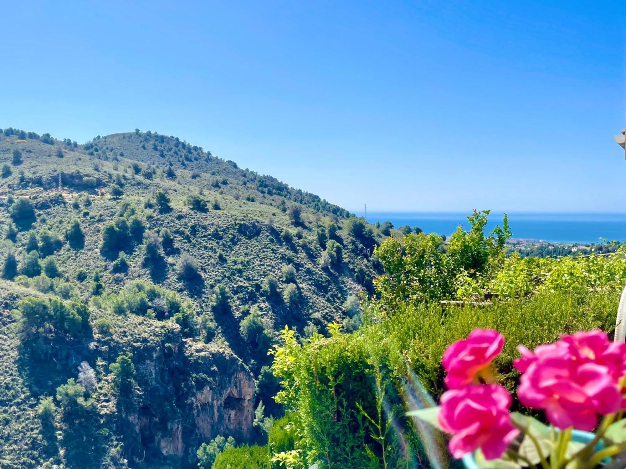 Apartamentos Axarquia , Frigiliana, Terraza Privada Con Vistas A La Montana Rio Y Al Mar Экстерьер фото